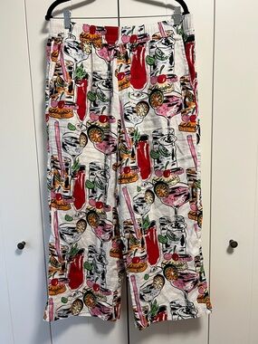 Nicole Miller 100% Linen Lounge Pant size  XL